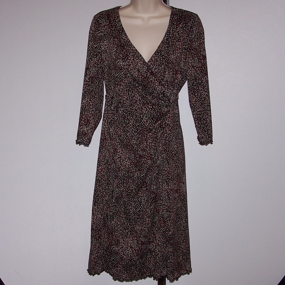 Motherhood Maternity Print Maternity Dress Large
